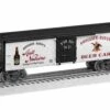 Lionel 1928210 O Gauge Anheuser Busch Malt Tonics Reefer -Lionel Sales Store lionel 1928210 o gauge anheuser busch malt tonics reefer