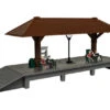 Lionel 1956280 HO Scale Brown Station Platform -Lionel Sales Store lionel 1956280 ho scale brown station platform