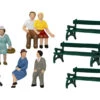 Lionel 1957200 HO Scale Sitting Figures With Benches And Dog -Lionel Sales Store lionel 1957200 ho scale sitting figures with benches and dogs 1