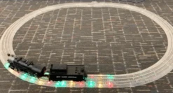 Lionel 2025010 O Gauge Lighted FasTrack 10" Straight 4 Pack -Lionel Sales Store lionel 2025010 o gauge lighted fastrack 10 straight 4 pack 3