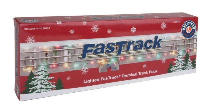 Lionel 2025070 O Gauge Lighted FasTrack Terminal Track Pack 4 Lionel 2025070 O Gauge Lighted FasTrack Terminal Track Pack - Image 2