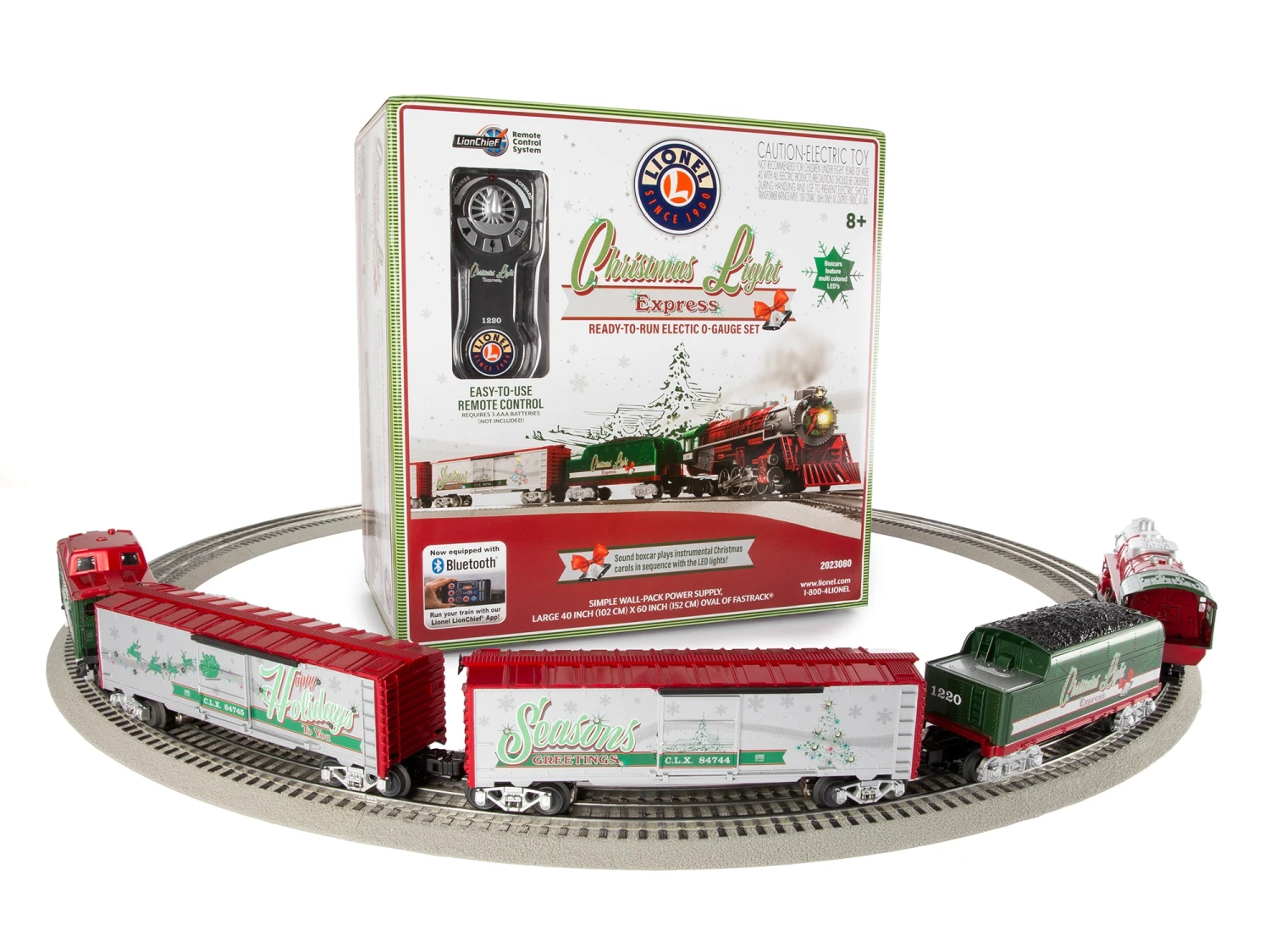 Lionel 2123100 O Gauge Christmas Light Express Train Set With Bluetooth 5.0 10 Lionel 2123100 O Gauge Christmas Light Express Train Set With Bluetooth 5.0 - Image 8