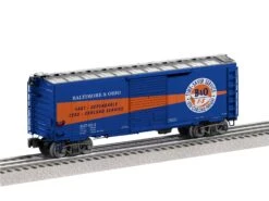 Lionel 2126370 O Scale VisionLine 40' Boxcar Baltimore & Ohio Time Saver B&O 467434