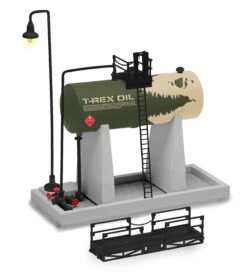 Lionel 2129180 O Gauge T-Rex Elevated Oil Tank (Plug - Expand - Play)