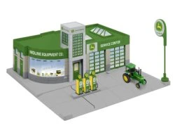 Lionel 2129310 O Gauge John Deere Service Garage (Plug - Expand - Play)