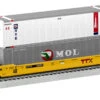 Lionel 2226611 O Scale Husky Stack Intermodal Well Car TTX 56295 -Lionel Sales Store lionel 2226611 o scale husky stack intermodal well car ttx 56925