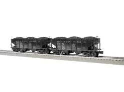 Lionel 2226980 O Scale GLa 2 Bay Open Coal Hopper West Penn Power WPPX 2 Pack BTO