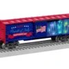 Lionel 2228400 O Scale Illuminated Forth Of July Boxcar With Sound -Lionel Sales Store lionel 2228400 o scale illuminated forth of july boxcar with sound