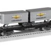 Lionel 2228450 O Gauge Chevy Flatcar With Piggyback Trailers -Lionel Sales Store lionel 2228450 o gauge chevy flatcar with piggyback trailers