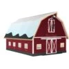 Lionel 2229120 O Gauge Christmas Barn With LED Lighted Interior And Exterior String Lights -Lionel Sales Store lionel 2229120 o gauge christmas barn with led lighted interior and exterior string lights