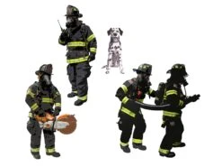 Lionel 2230180 O Gauge Firefighter Figures With Dalmatian Dog
