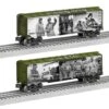 Lionel 2238100 O Gauge WWII GeneralsBattlefield Honor Boxcar -Lionel Sales Store lionel 2238100 o gauge wwii generals battlefield honor boxcar