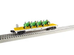 Lionel 2328150 O Gauge John Deere Flatcar With Combine Load