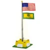 Lionel 2329250 O Gauge Flagpole With Nothing Runs Like A Deere Flag -Lionel Sales Store lionel 2329250 o gauge flagpole with nothing runs like a deere flag 1