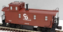 Lionel 6-17608 O Gauge Square Window Caboose C&O- NOS