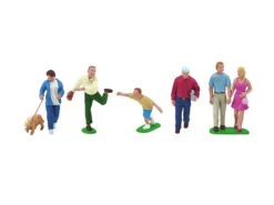 Lionel 6-24191 O Gauge Park People, Pewter Figures