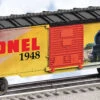 Lionel 6-29950 O Gauge 1948 Lionel Art Boxcar - NOS -Lionel Sales Store lionel 6 29950 o gauge 1948 lionel art boxcar nos