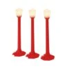 Lionel 6-37151 O Gauge Classic Street Lamps Christmas Red (3-Pack) -Lionel Sales Store lionel 6 37151 o gauge classic street lamps christmass red 3 pack 1
