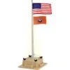 Lionel 6-84307 O Gauge Illuminated Flagpole With American And Lionel Flag (Plug-Expand-Play) -Lionel Sales Store lionel 6 84307 o gauge illuminated flagpole american flag