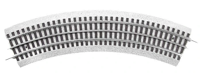Lionel 6-85390 O Gauge White FasTrack O-36 Curve 4 Pack